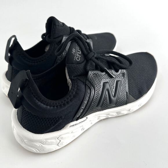 New Balance Black and White Athletic Shoes - Picture 5 of 12
